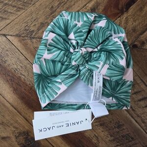 Janie and Jack Infant Girls Palm Swim Hat